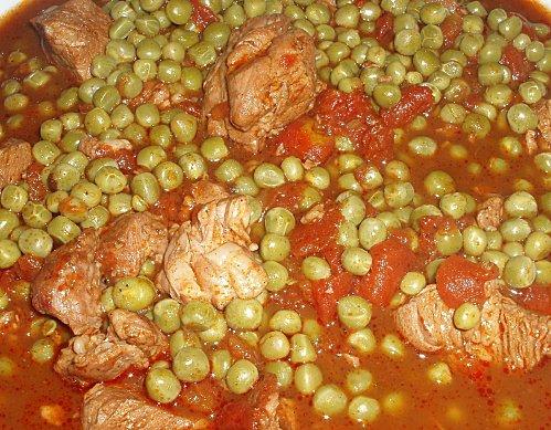 Ragoût de petits pois