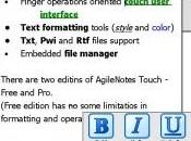 AgilesNotes pour Windows Mobile