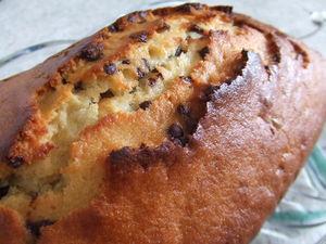 Cake au miel & pépites de chocolat DSCF7678