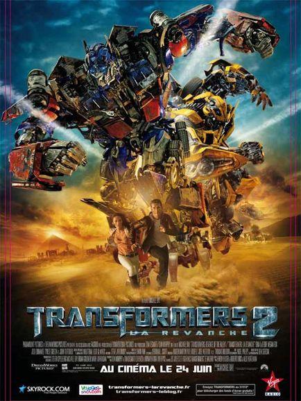  Megan Fox, Michael Bay, Shia LaBeouf dans Transformers 2 la revanche (Affiche)
