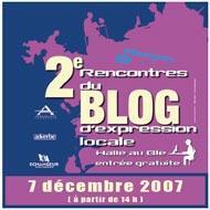 2èmes Rencontres et Prix du blog d'expression locale, le 7 décembre 2007 à Alençon