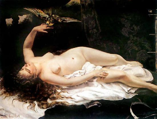 Courbet_la_femme_au_perroquet