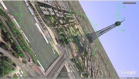 Après la ballade dans l'espace, Google Earth en avion