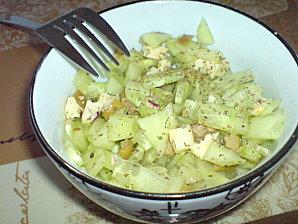 ~Petite salade concombre, olive et fromage~