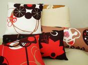 Coussins floraux Collection Inflorescence d'Emilie Lapeyre, chez Laure.