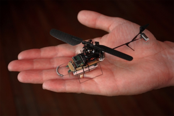 Le plus petit hélicoptère du monde....