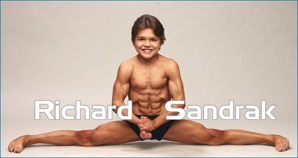 Richard Sandrak enfant bodybuilder