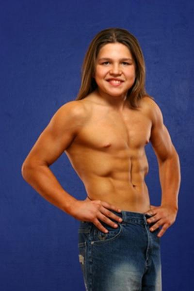 Richard Sandrak enfant bodybuilder