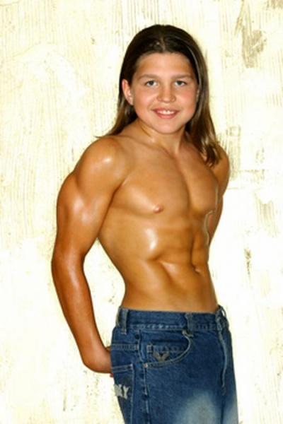 Richard Sandrak enfant bodybuilder