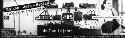 Soldes Privées chez Maison Jean Baptiste