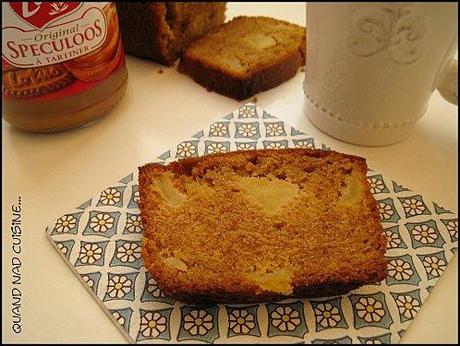 Cake à la pâte à spéculoos et à la pomme