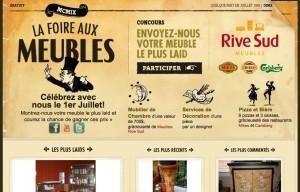 Foire aux meubles - Meubles Rive Sud