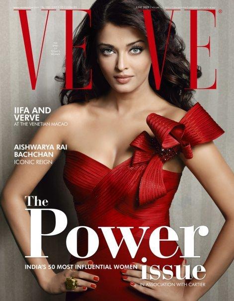 Aishwarya Rai en couverture de Verve