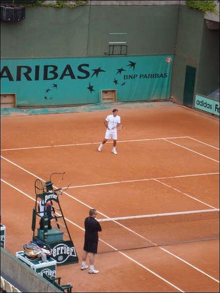 6 juin 2009, préparation finale RG 2009 - R. Federer