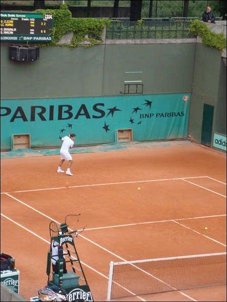 6 juin 2009, préparation finale RG 2009 - R. Federer