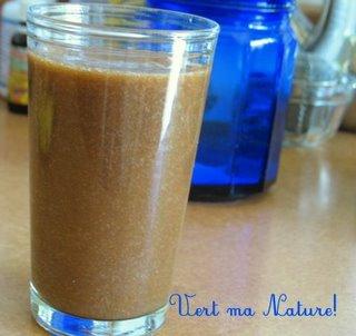 Smoothie ''Astringent'' à la Rhubarbe & Fraise