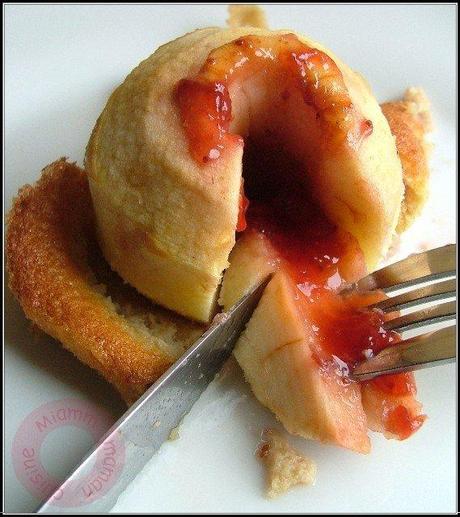 Pommes au four sur lit d'amandine Pommes au four sur lit d'amandine