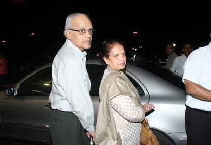 Aishwarya's parents - Krishnaraj and Vrinda Rai