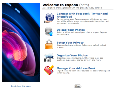 expono Expono, une plateforme sociale d’hébergement de photo [invitations]
