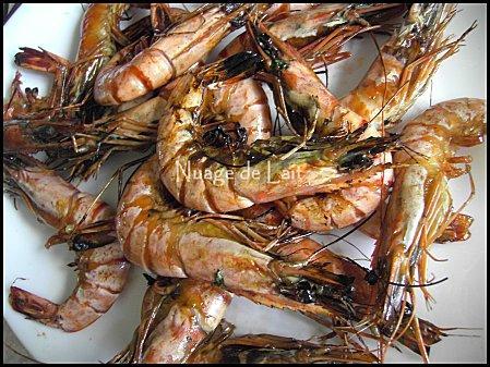 Gambas Grillées au BBQ et Sirop d'Erable