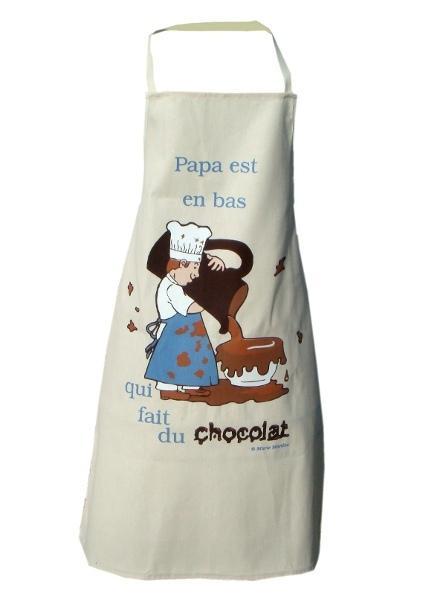 Tablier Papa Chocolat,Marie-Martine