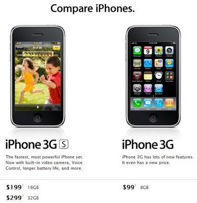 Apple lance l'iPhone 3G S