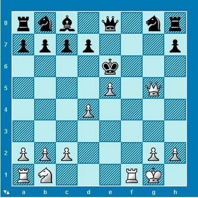 Les Blancs jouent et matent en 9 coups