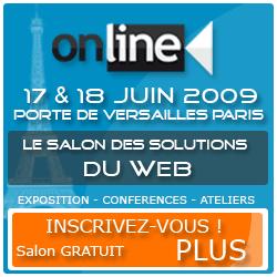 Kreactive Technologies participera au salon ONLINE 2009, les 17 et 18 juin