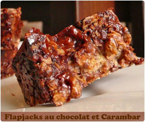 Flapjack au chocolat et Carambar
