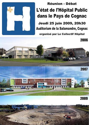 Débat Hôpital le 25 juin à Cognac