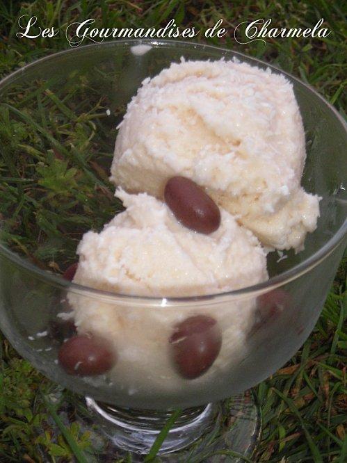 Glace à la Noix de Coco