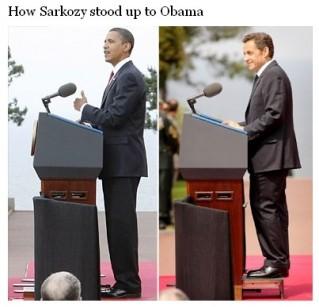 « Le Times » parle de la taille de Sarkozy