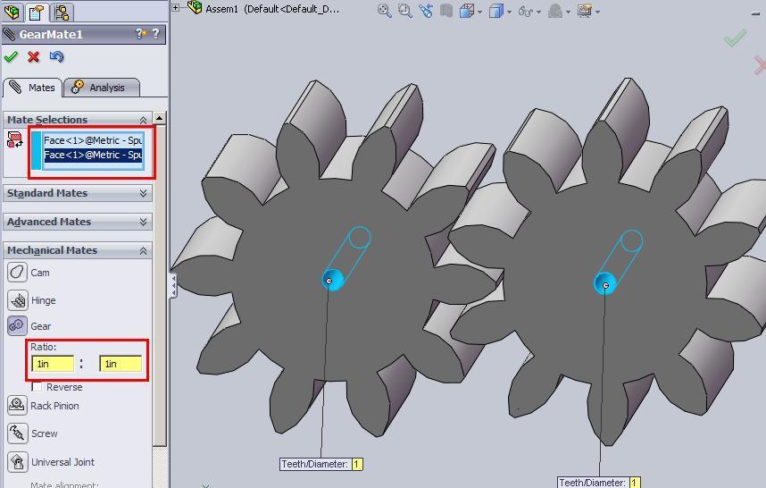 How to animate simple Spur Gear in SolidWorks - Paperblog