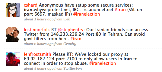 twitter iran 1 Situation en Iran: Twitter reporte sa maintenance