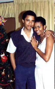 Barack et Michelle alors qu'ils n'etaient qu'étudiants 