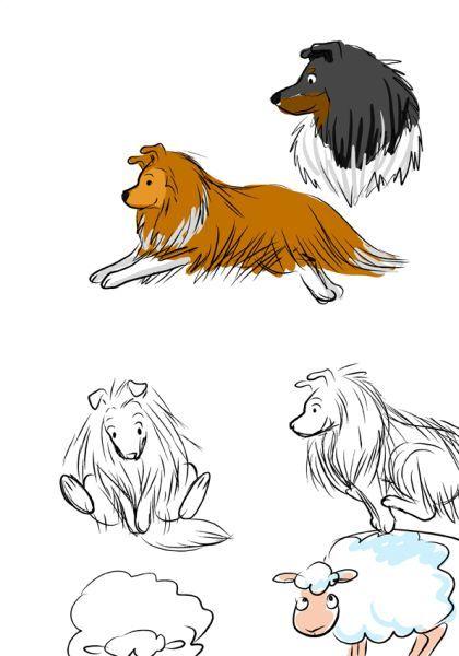 Quelques croquis-gribouillis en vrac