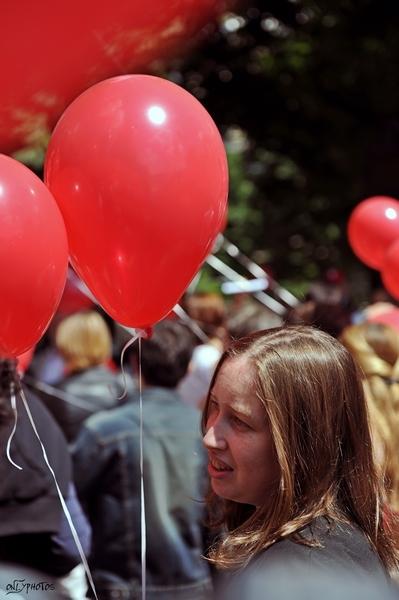 Manifestation contre le plan de départ envisagé à RFI