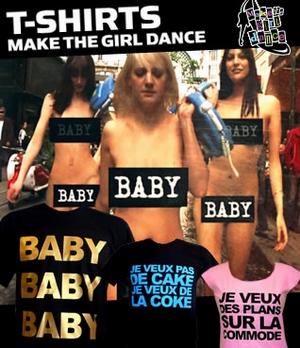 Tshirts Make The Girl Dance, 25€