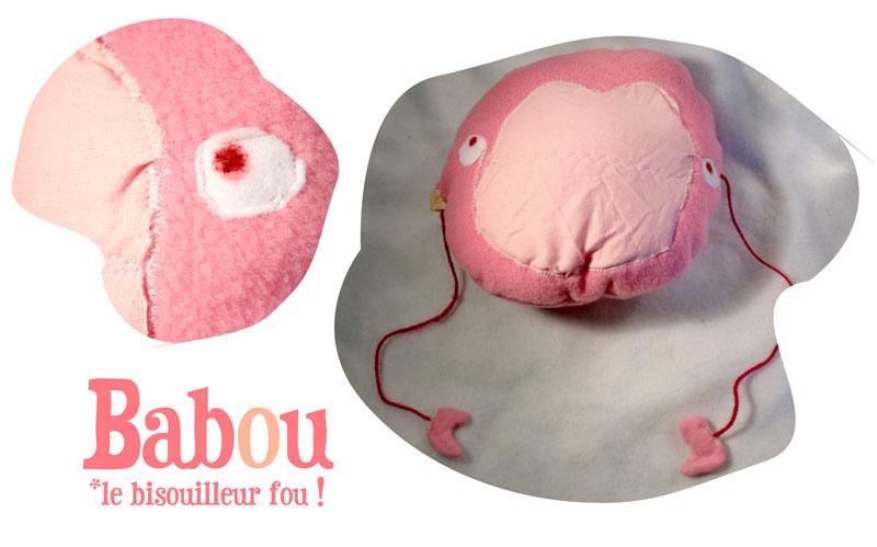 peluche patapoux babou bisou