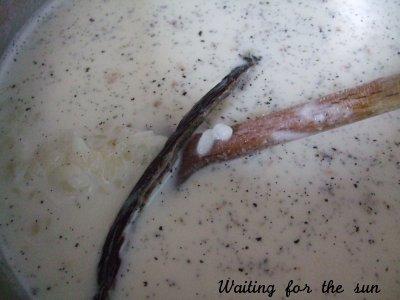 ≈ RIZ AU LAIT À LA VANILLE SUR LIT DE COMPOTE MAISON ≈