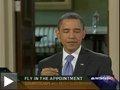 Video: Obama tue une mouche pendant une interview + version ninja