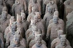 soldats en terre cuite