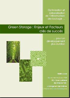 Etude - Green Storage - Thèse - Bull - Frédéric Laura