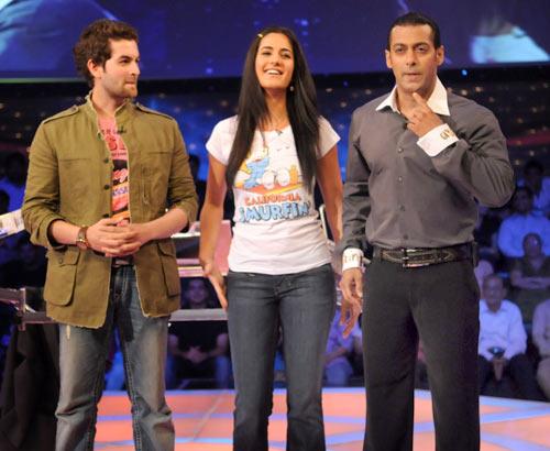 Katrina Kaif & Neil Mukhesh participle au jeu de Salman « 10 Ka Dum »