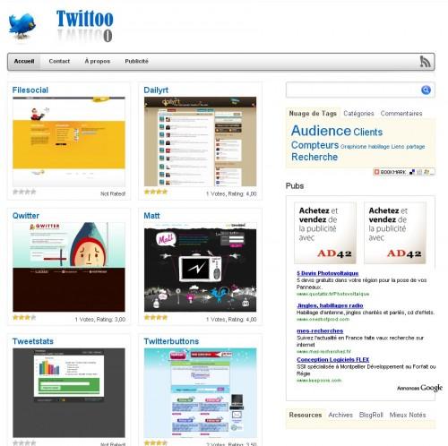 Twitoo 500x498 Twitto, annuaire des applications et des services Twitter