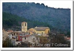 Village de Roumoules sur la route des Gorges du Verdon dans les Alpes de Haute Provence