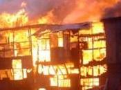 bidonville "Slumdog Millionaire" incendié