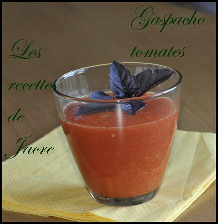 gaspacho aux tomates