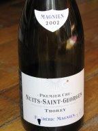Enfin le temp de parler de 2 beaux vins : Pavie Macquin 2006 Nuits Thorey Magnien 2002