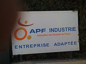 Mercredi, visite d'un atelier protégé et d'un ESAT APF.
